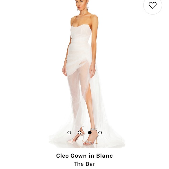 The Bar Cleo Gown in Blanc - Picture 3 of 10